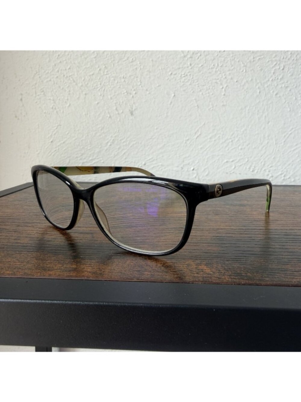 Gucci Black B-Shape Floral Women's RX Eyeglasses GG 3699/N Z96 - Picture 3 of 10